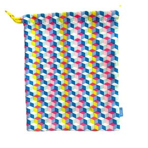 IPSY geometric pattern make-up bag - new without tags